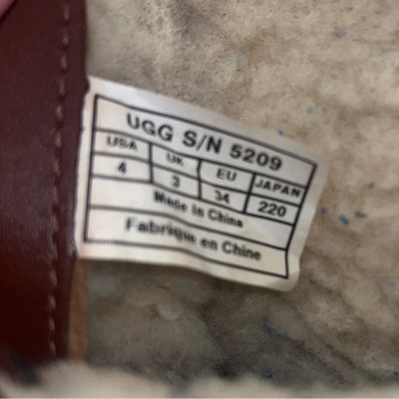 UGG Chestnut Leather and Suede Boots - Picture 10 of 14